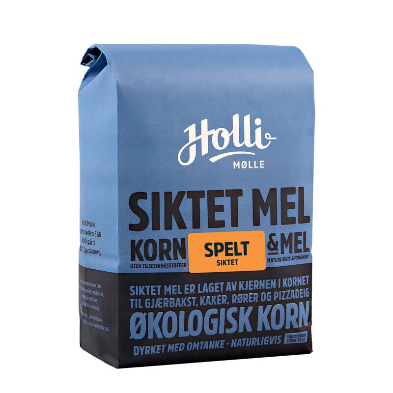 Speltmel Siktet Økologisk 1kg Holli