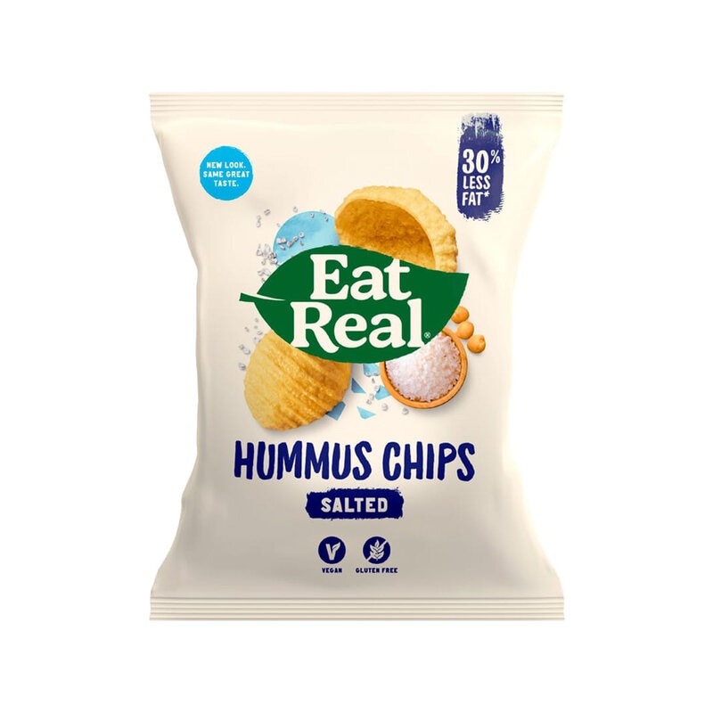 Eat Real hummuschips med havsalt