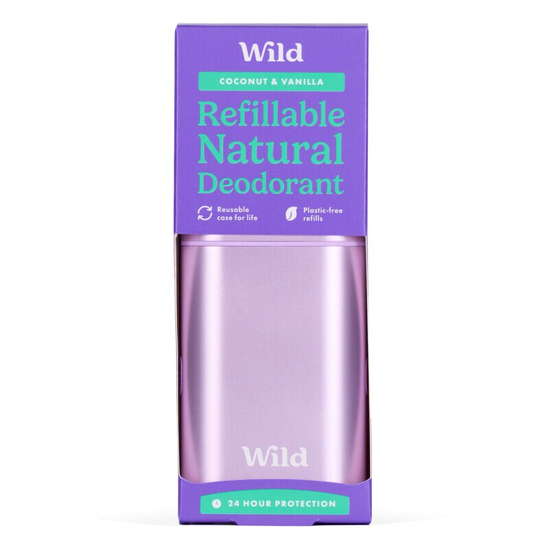 Wild Deo Startpk Purple Case Coconut & Vanilla