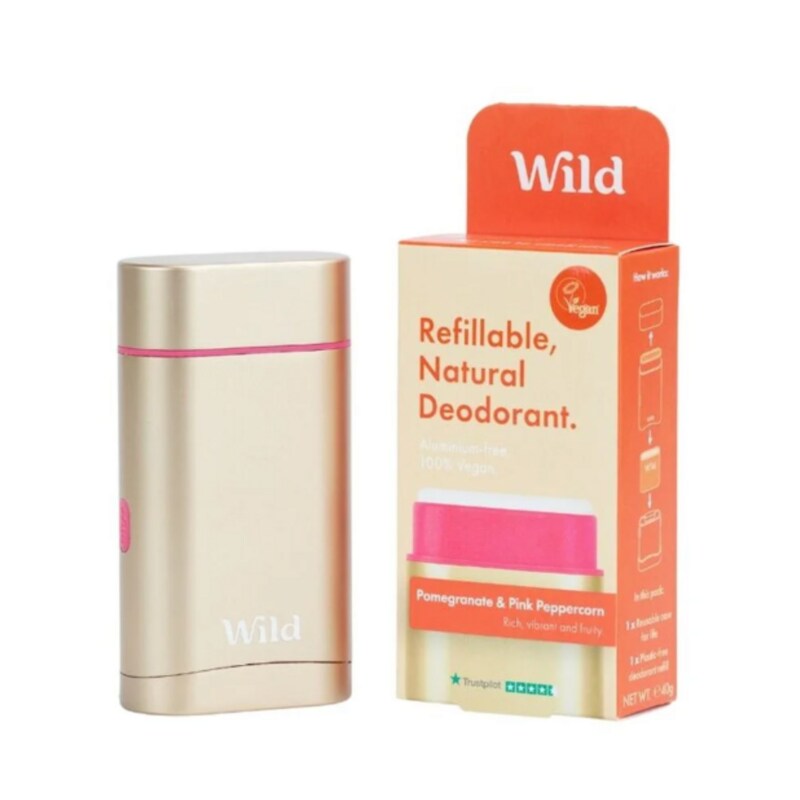 Wild Deo Startpk Gold Case Pomegranate&Peppercor