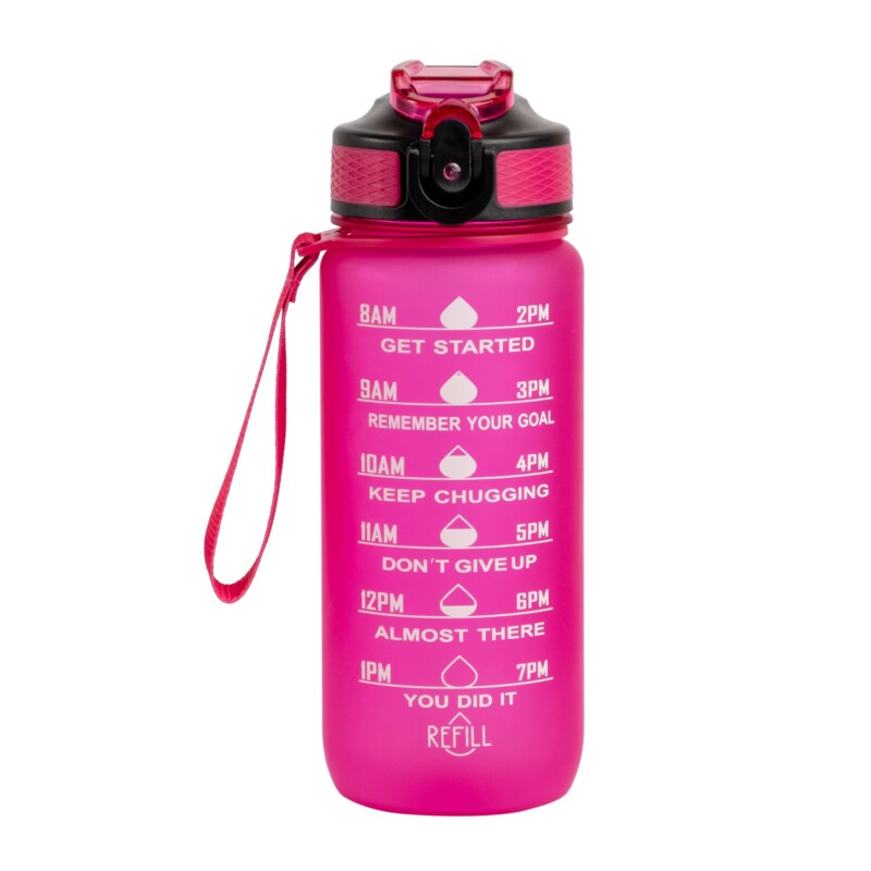 Motivasjonsflaske Rosa 600 ml