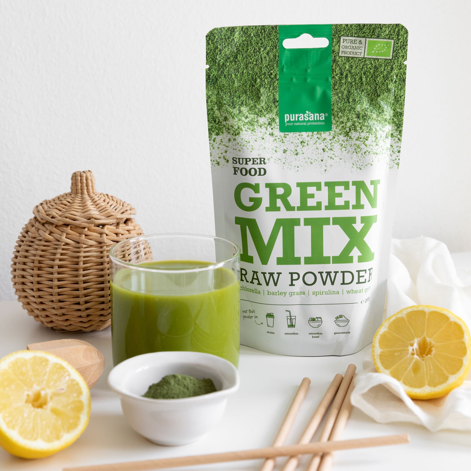 Purasana Greenmix Powder